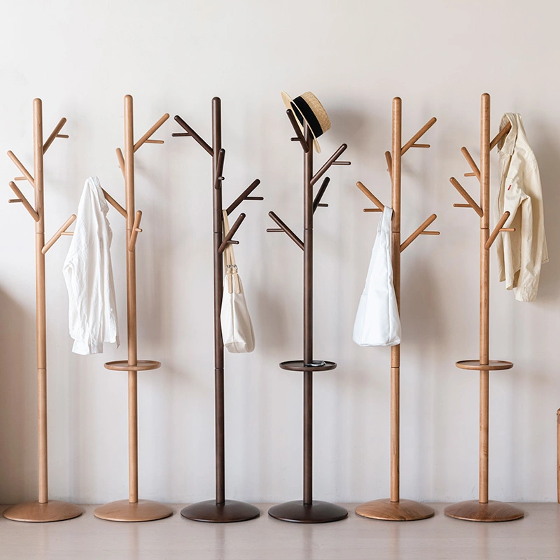 Trending Products Support 2023 Living Room Furniture Wooden Tree Coat Rack Stand