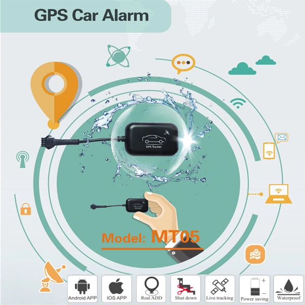 Real-Time Tracking GPS/GSM Car Alarm Vehicle Tracker Remote Cutoff Engine, Geo-Fence Alarm (MT05-TN)