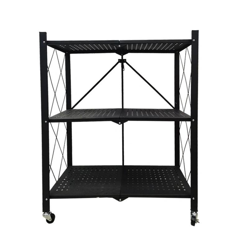 Modern 4 Ladder Bookshelf Metal Folding Office Bookcase Storage Racks Living Room Display Racks Furniture