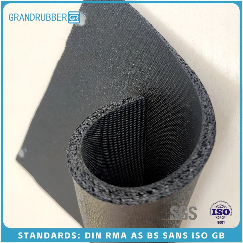 OEM Size Abrasion Resistant Rubber Floor Hypalon Fabric Silicone EPDM Cr SBR Mat Sheet for Gym Door