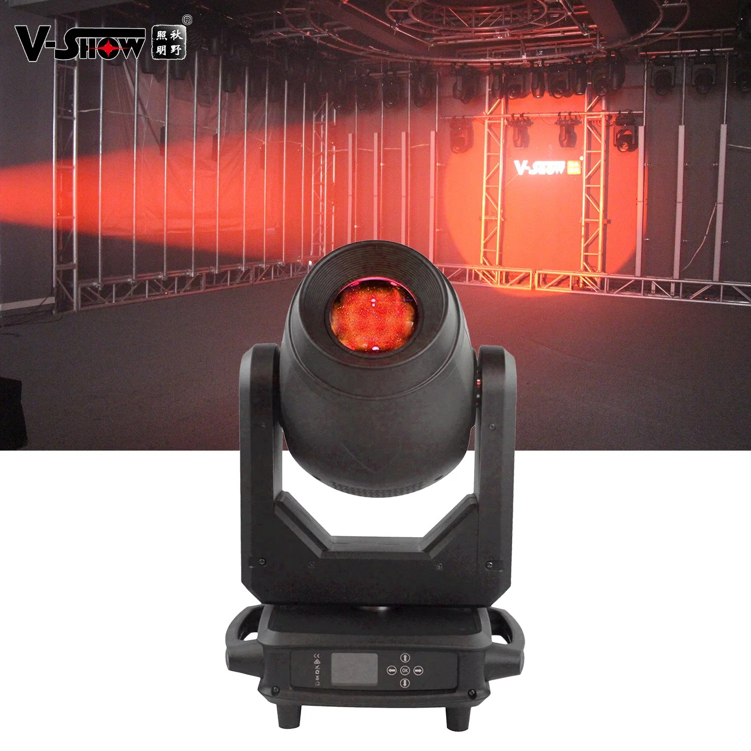 V-Show S716 3-in-1 Hybrid LED Moving Head Light DJ