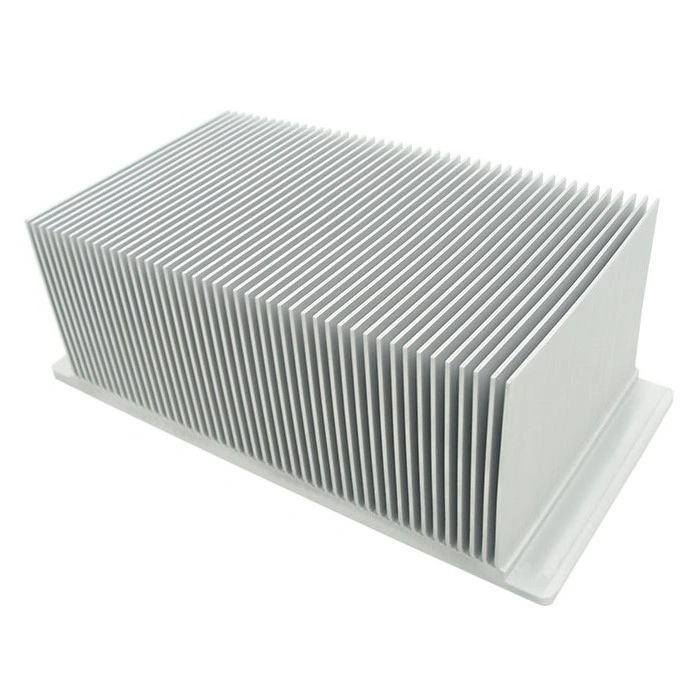 Large Aluminum Skiving Fin Heatsink for Power System