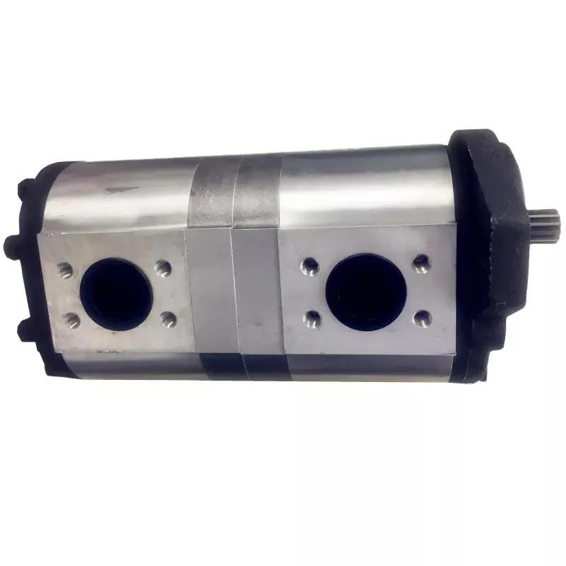 High Efficiency Rotary External Tandem Hydraulic Gear Oil Pump