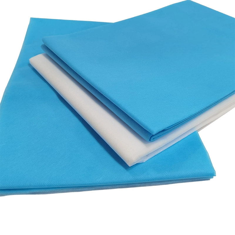 Disposable Bed Sheets Cover SPA Hotels Non Woven Bed Cover Fitted Hospital PP SMS Nonwoven Fabric Medical Disposable Bed Sheet