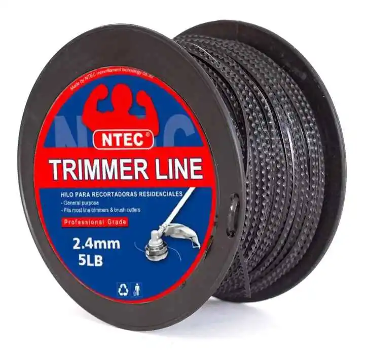 High Efficiency Sawtooth Brush Cutter Nylon Trimmer Line 5lb Spool 3.5mm, 4.0mm