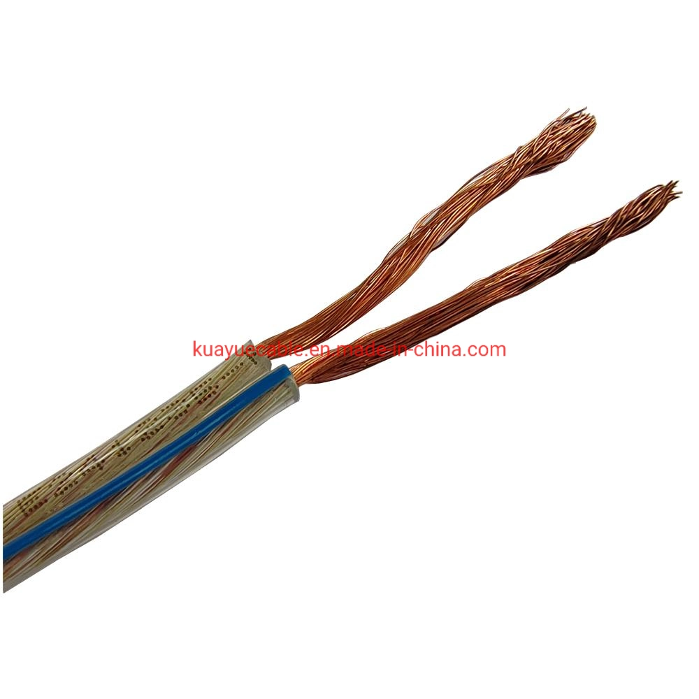 Flexible 24 AWG 2/4 Core Sheilded Security Copper Speaker Cable