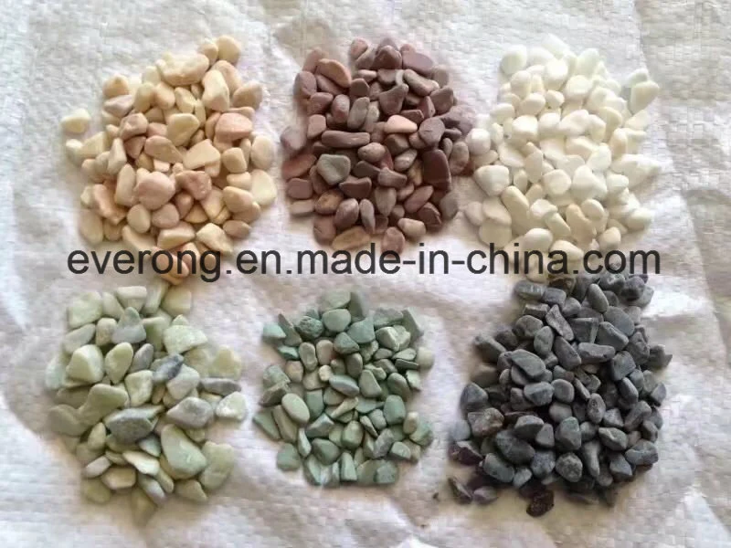 Natural Crushed & Gravel Stone for Landscape and Road with Different Colors&#160;