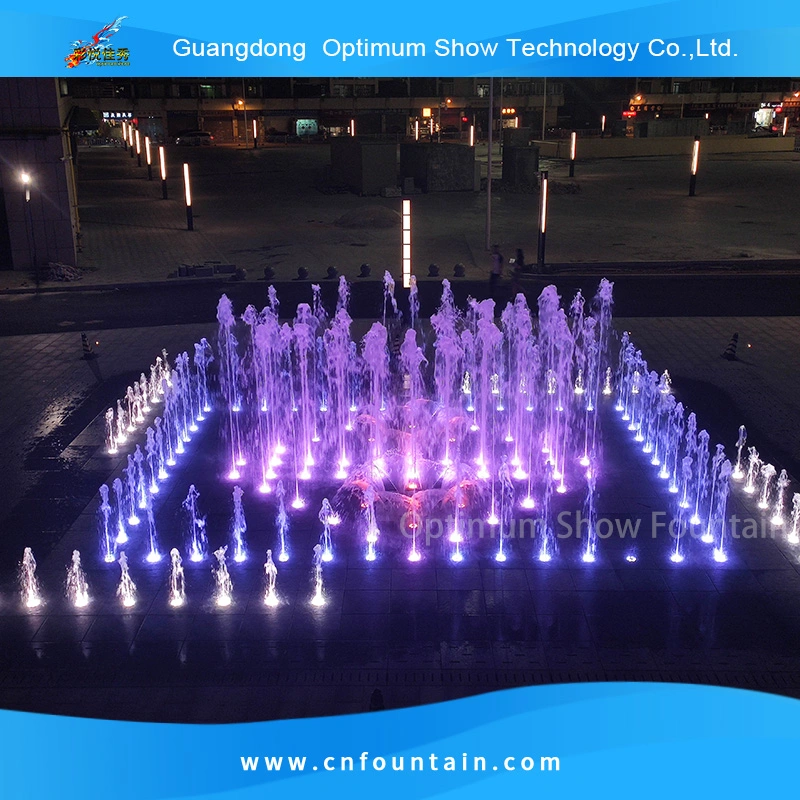 Unterirdischer Boden Musikalische Elektrische Moderne Kunst Foshan Dry Deck Dancing Brunnen