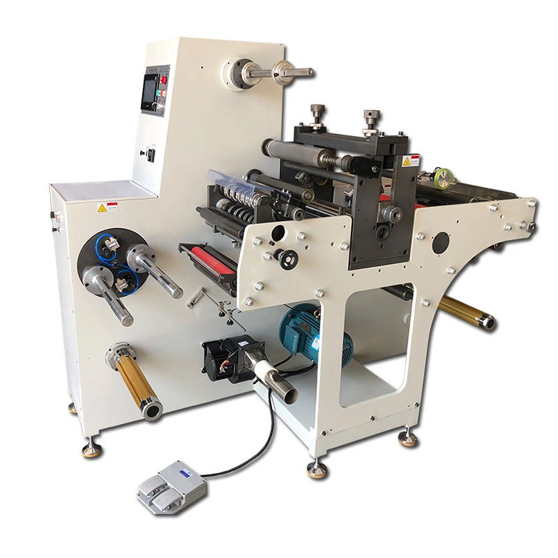 Bobinagem e enrolamento automáticos para papel e filme solda rotativa Máquina de Corte e Corte