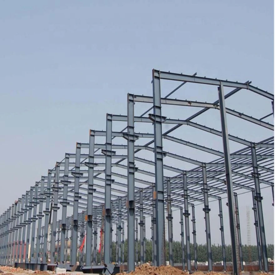 3000 Sqm Steel Structure Warehouse Painting Treatment