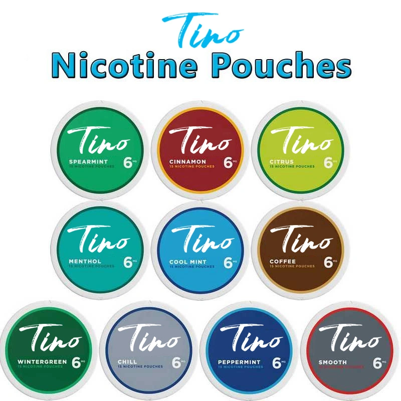 Flavor Nicotine Pouches Tinoo Smokeless All-White Nicotine Pouches Snus