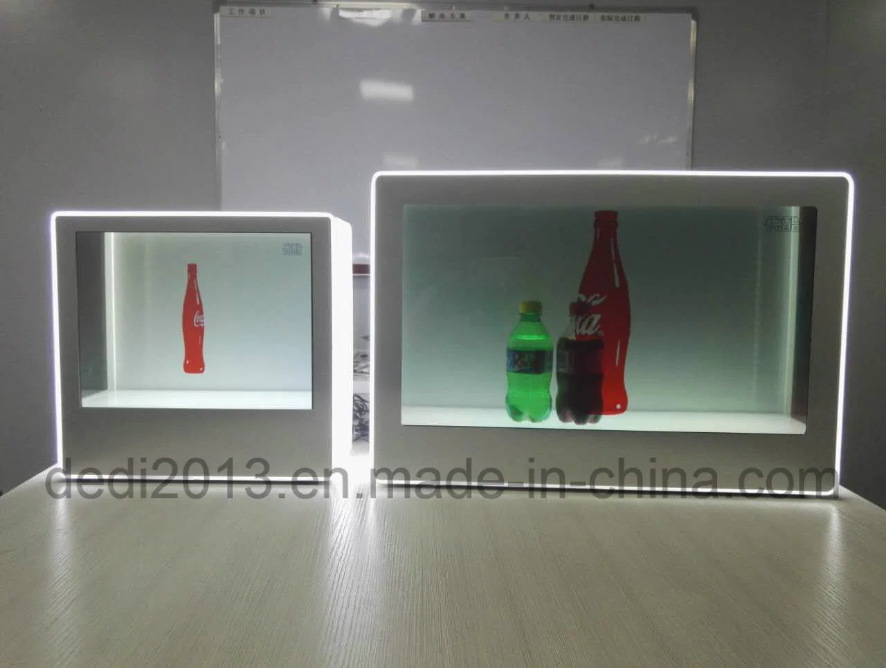 43inch Transparent LCD Screen Display /LCD Video Showcase Display for Show