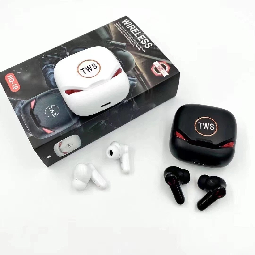 Tws Hq10 Wireless Sport Headset Black Phone Earbuds Bt Computer Earphone Customized Logo