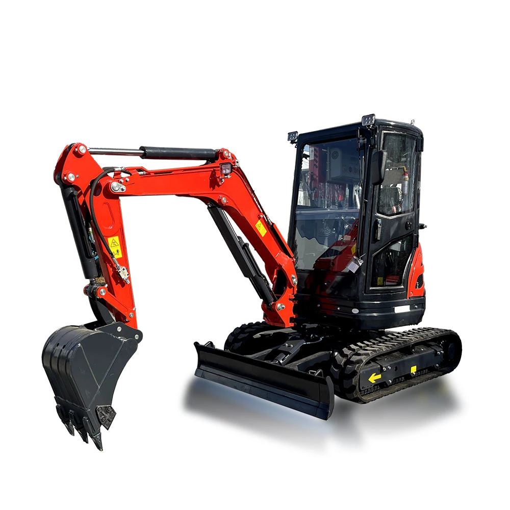 Mini Excavator Rubber Garden Tractor Mining 2.5ton