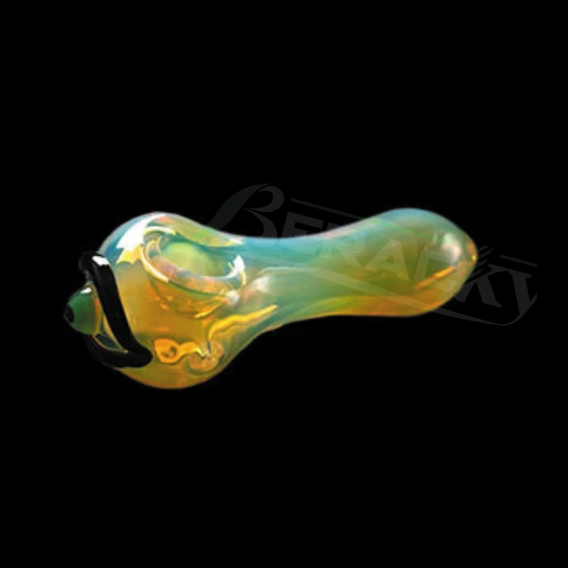 Glass Hand Pipe Spoon Chillums Tornado Stripe Leaf Donut Third Eye Portable Easy Grinder Cigarette Smoke Accessories