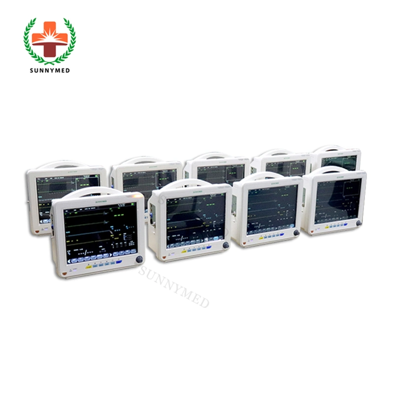 Sy-C005c Hospital Affordable Price Bedside Patient Monitor Portable Patient Monitor