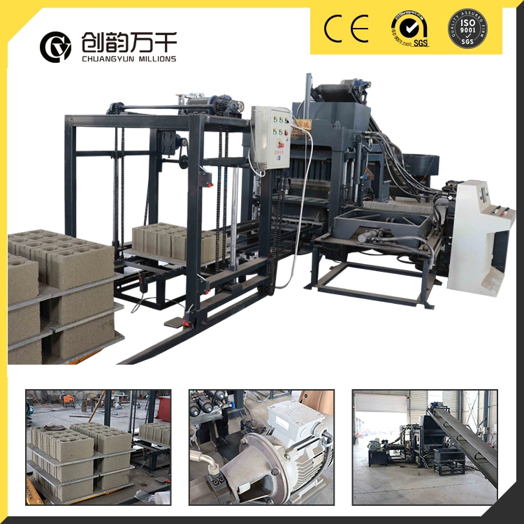 Qt4-18 Interlocking Brick Making Concrete Block Machine Price