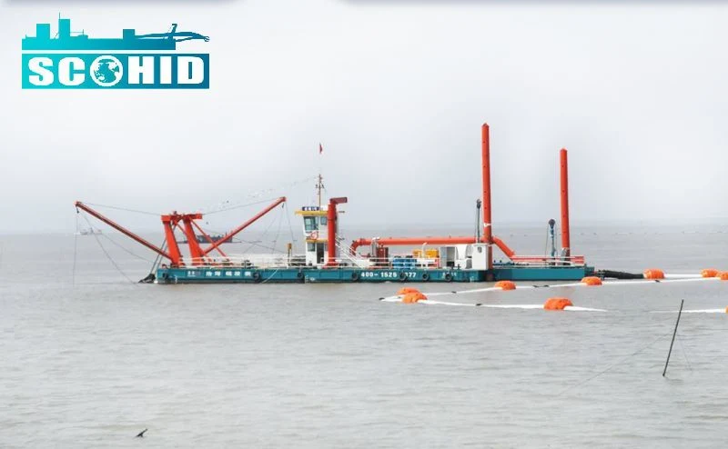 Cutter Suction Dredging Ship with Hydraulic Motor Controlled by Siemens PLC Easy for Operate