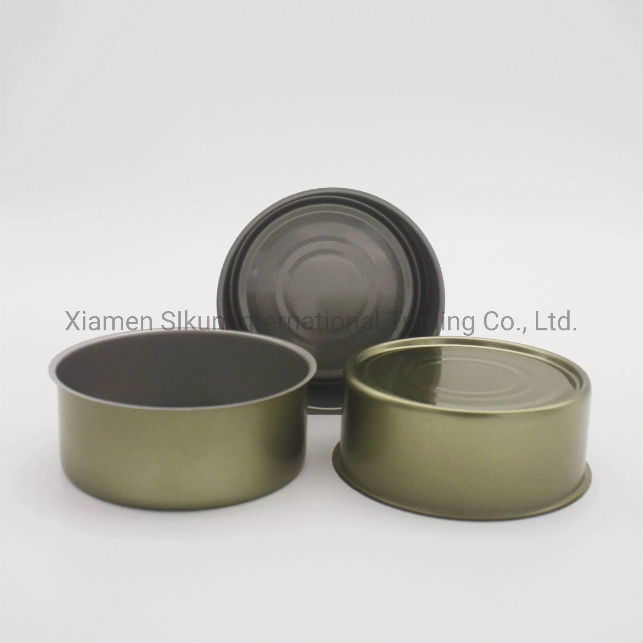 Customized Competitive Price 2-Piece Can Empty 834# Tin Can for Fish Tuna Packing