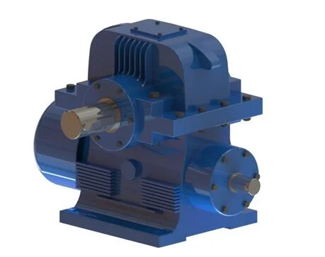 Center Distance 250&315mm Transmission Double Enveloping Worm Gearbox