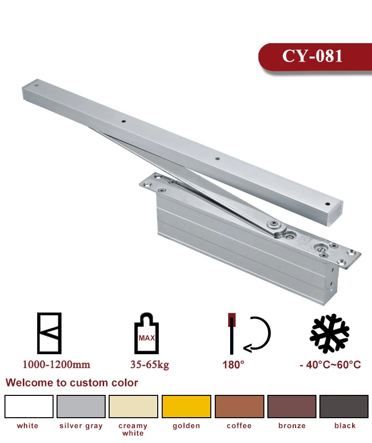 Venta caliente hardware de puerta automática aluminio oculto puerta de cierre