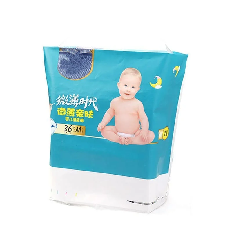 Good Price Custom Plastic Diaper Bags	Packaging Back Seal Bag