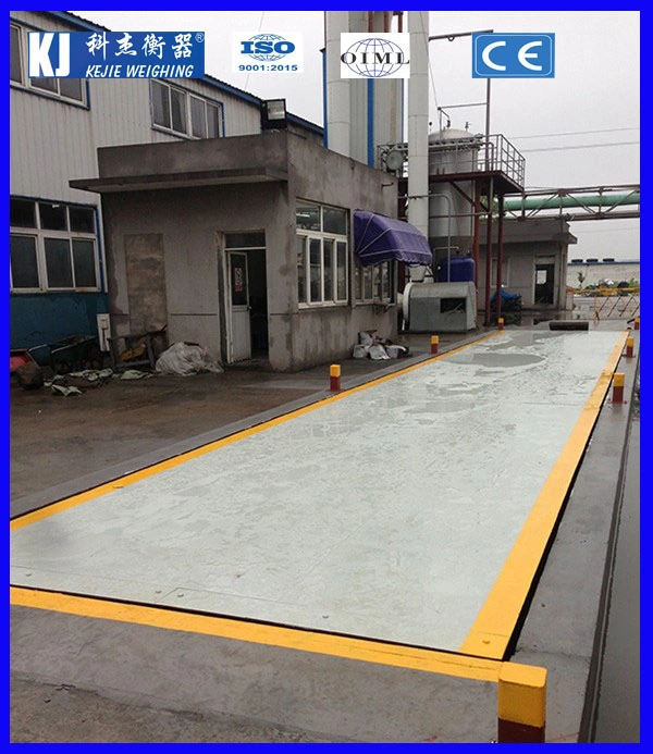 60tons to 120tons 3mx 16m, 18m, 20m, 22m, 24m Pitless Weighbridge From China Kejie Weighing Factory for Export