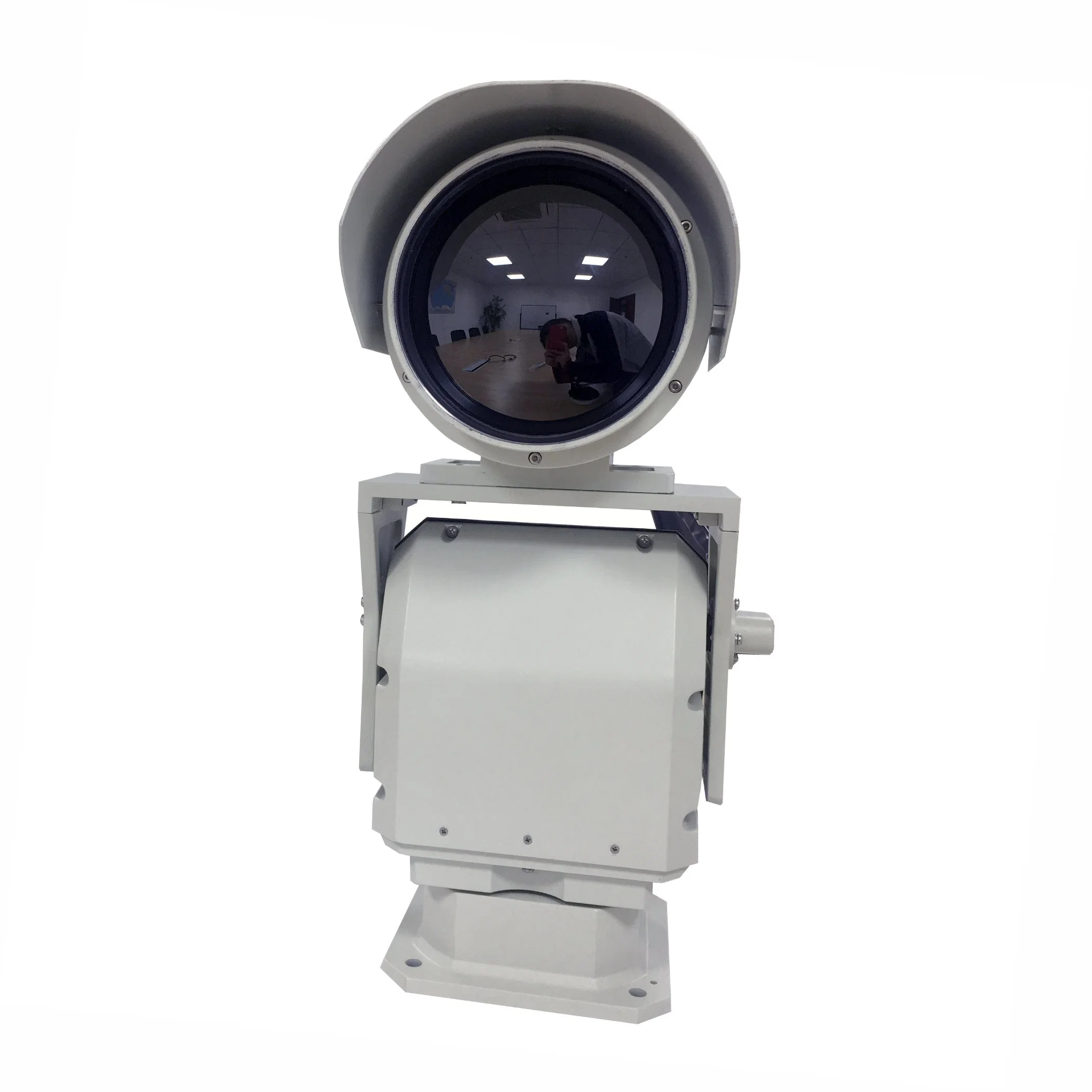 Vehicle Mounted PTZ Gyro Stabilized Thermal Imaging Camera with China Military Standard