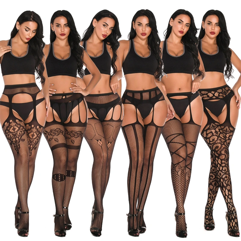 Women Sexy Mesh Body Stocking Factory Direct Sale Various Style Open Crotch Sheer Erotic Catsuit Fishnet Sexy Lingerie Wholesale/Supplier