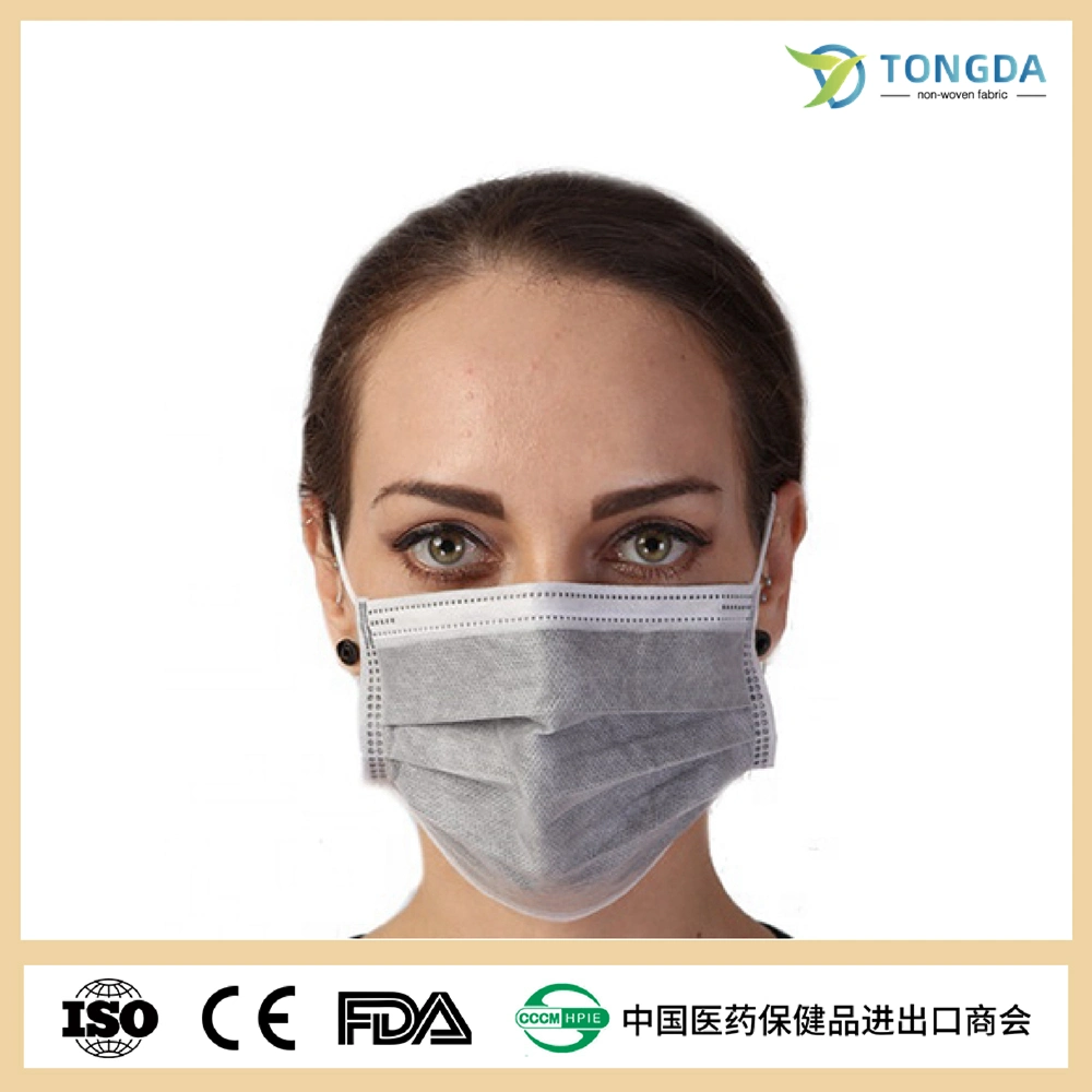 Nonwoven Four Layer Disposable Anti-Dust Activated Carbon Breathable Protective Dust Face Mask