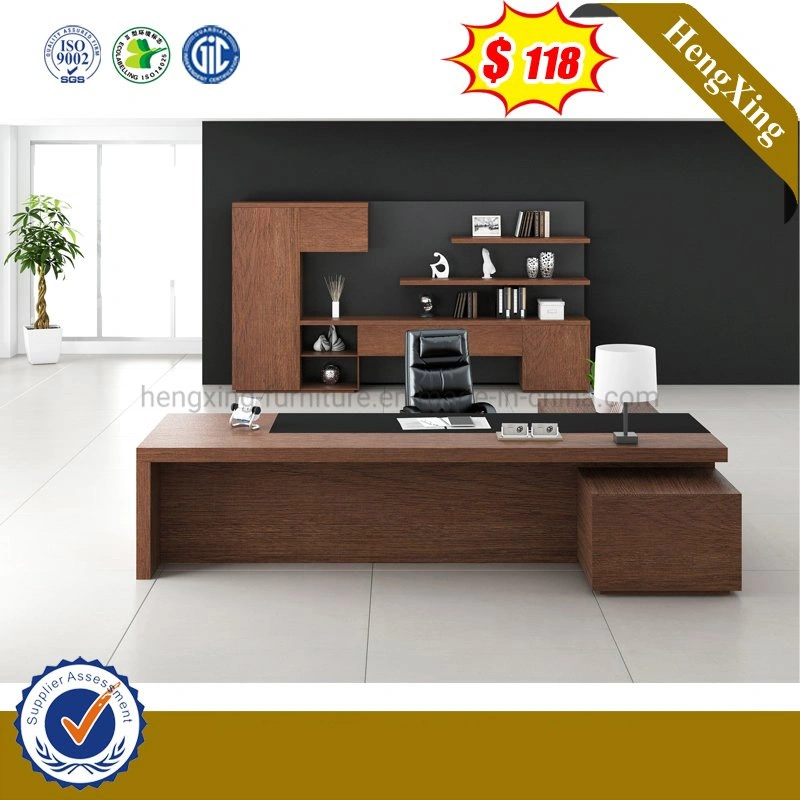 Modern Design Big Size L Shape Wooden Office Furniture Executive Table