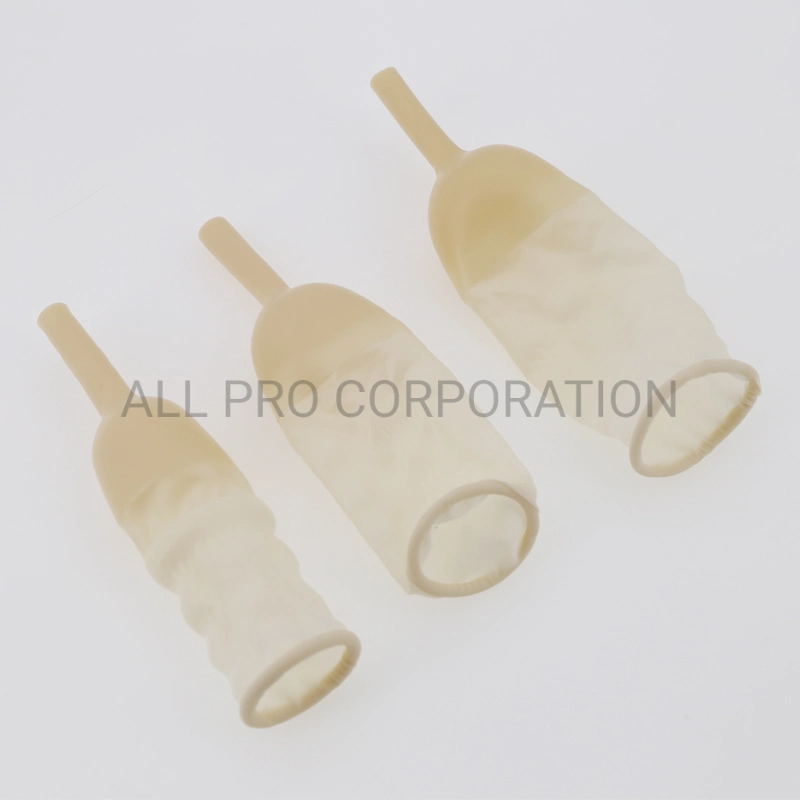 Free Sample Disposable Urethral Drainage Latex Male External Condom Catheter