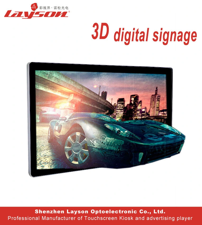 55 Inch LCD Display LED Advertising Digital Touching, Ad Player Network WiFi Digital Signage