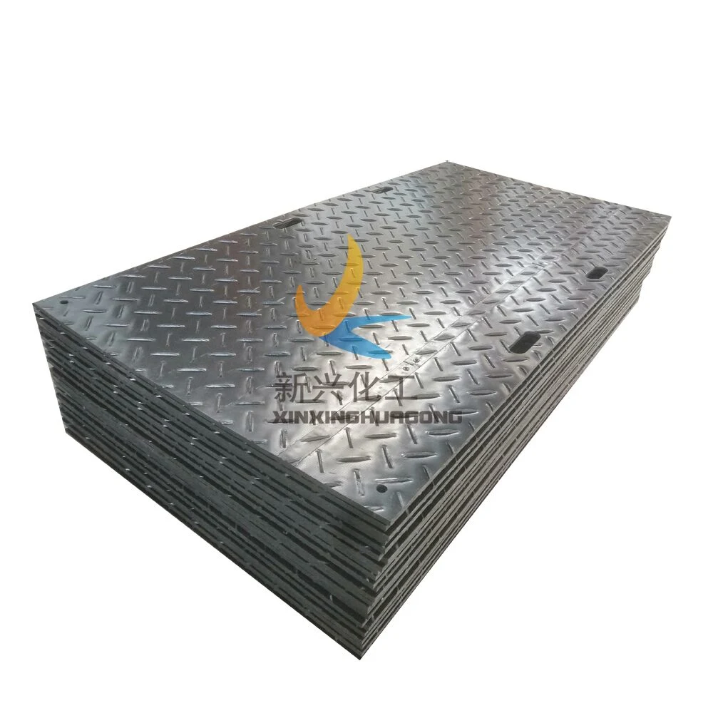 Fabricant de résister à l'impact UHMWPE 4X8 ft sol tapis de protection, engin de forage des nattes, des tapis d'accès de plage