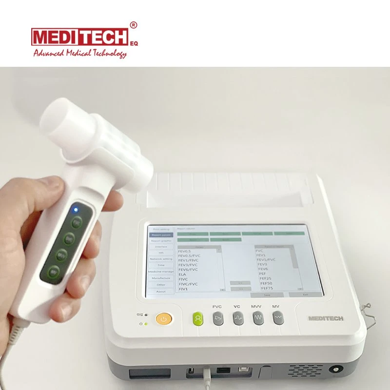 Table Spirometer with Built-in ID Card Reader & PC Software