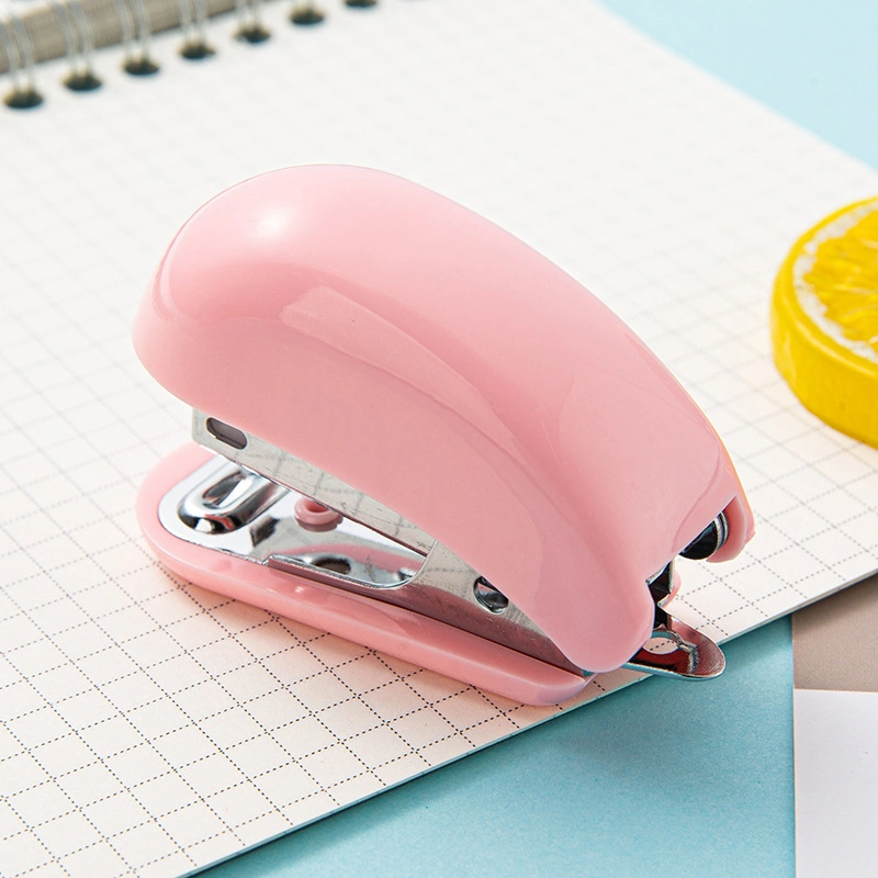 Macaron Color Mini grapadora Office suministros de escritorio