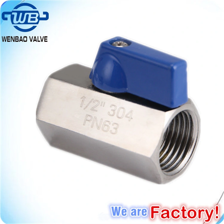 Brass Bronze Ball Valve Mini Gas Bib Cock Bib Tap Stop Globe Control Swing 1PC 3/8 Inch Female-Male Thread Stainless Steel 316 CF8m Mini Ball Valve Pn63 1000wog