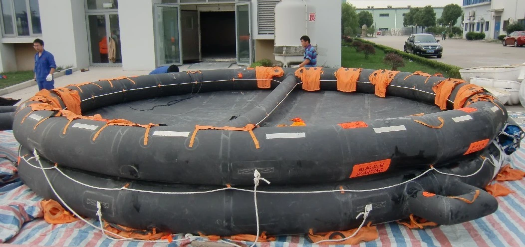 High quality/High cost performance  50 Persons Open Reversible Inflatable Life Raft