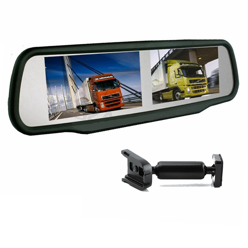 4.3 Inch TFT LCD Dual Screen Split 2 Screen Car Rear View Mirror Monitor No1 Bracket