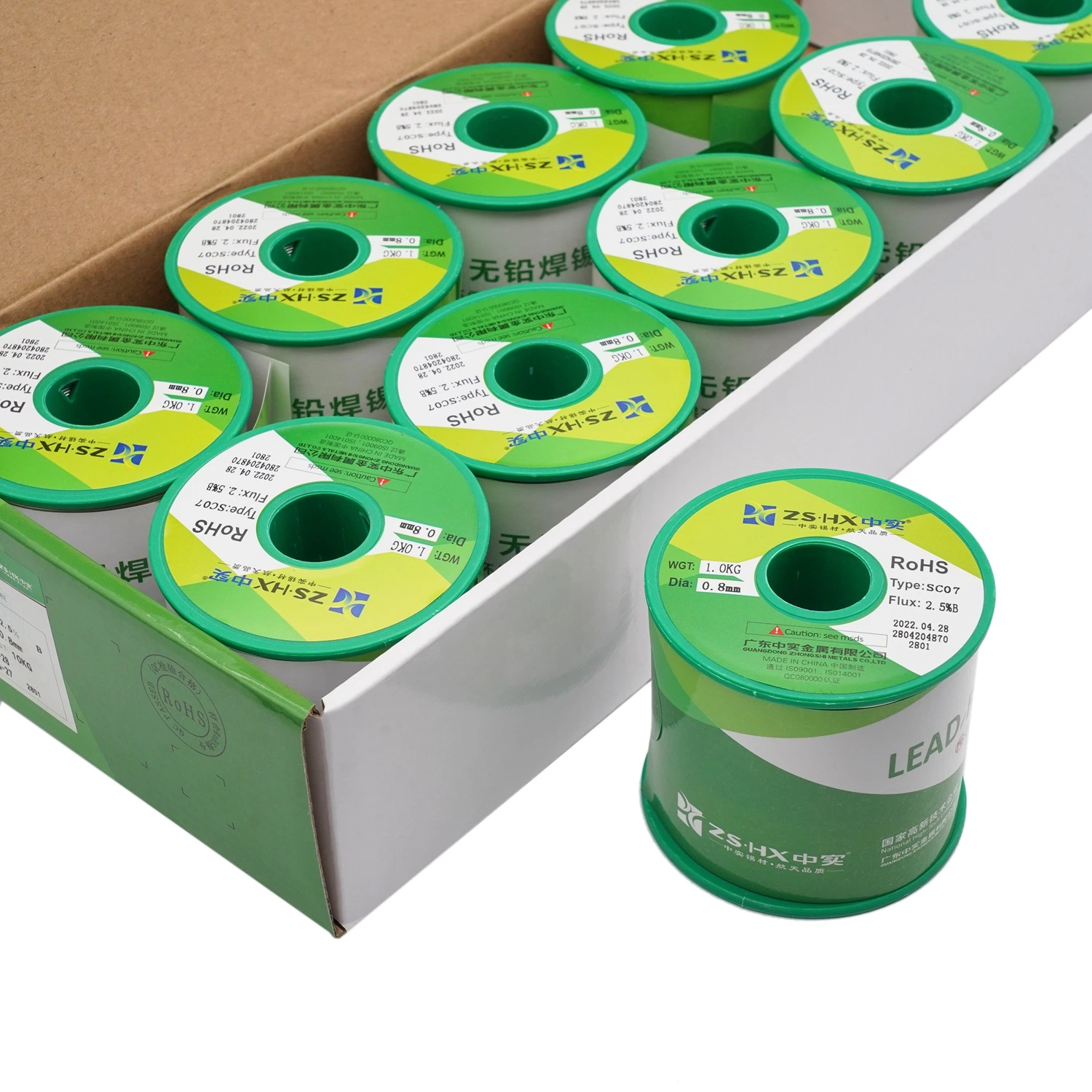 Lead-Free Soldering Wire Solder Wire Sac0307 Automatic Welding Special Core Wire 400g 200g 500g with Flux2.2%