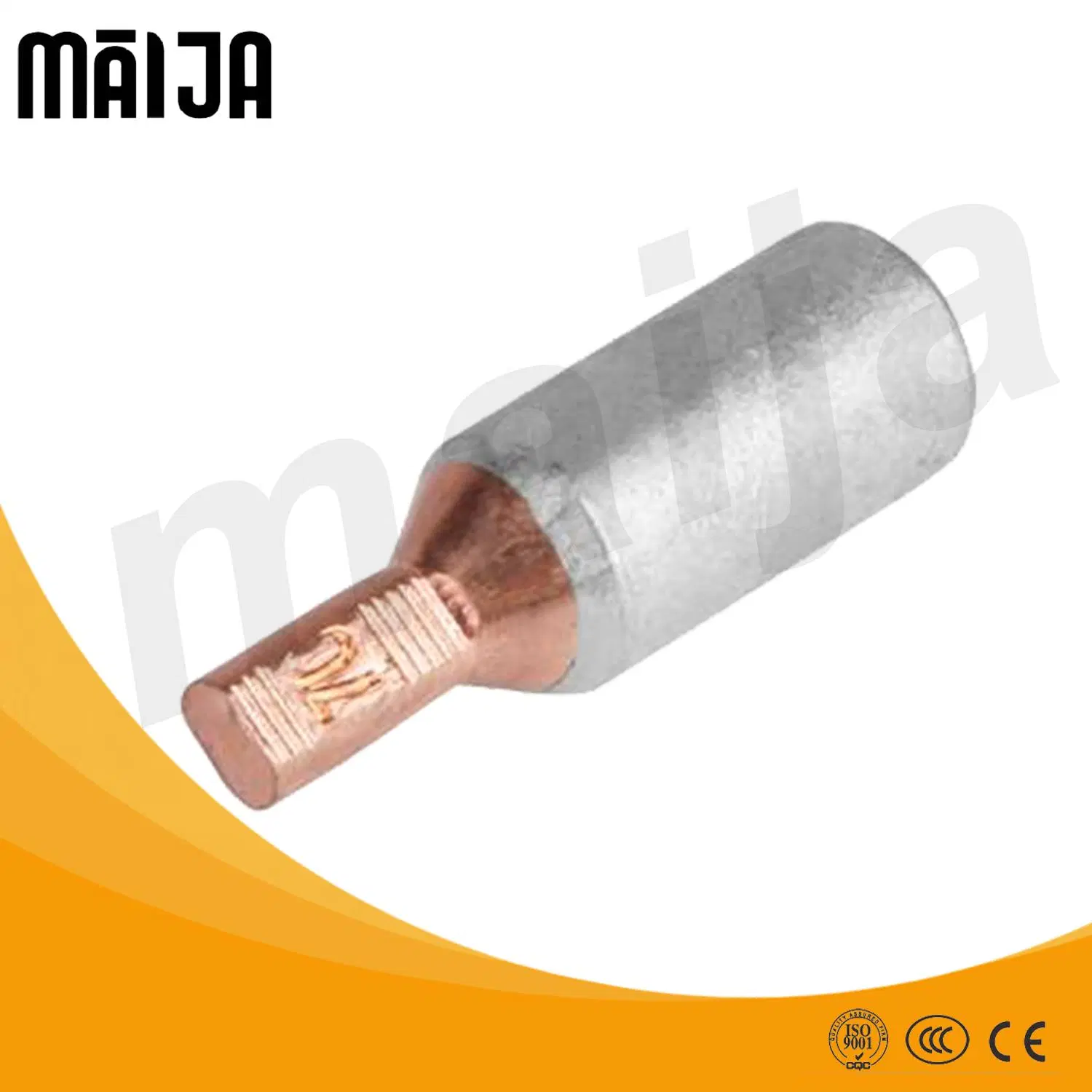 Round Pre-Insulated Terminal Block Copper Aluminum Nose Copper Nose Wire Lug Transition Cable Connector