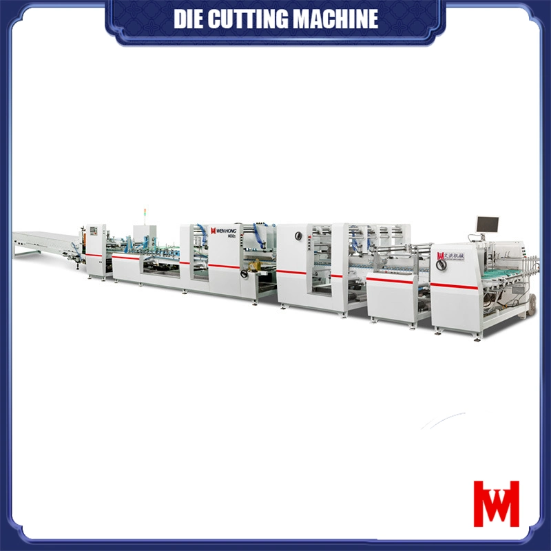 Reliable Performance Automatic Folder Gluer Machine Used for Plastic, Leather, PVC, Wood and Other Products