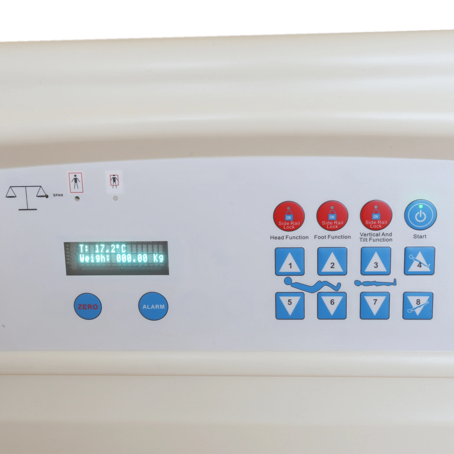 Mn-Eb003 Lit médical électrique pour unité de soins intensifs avec lit d'hôpital à balance