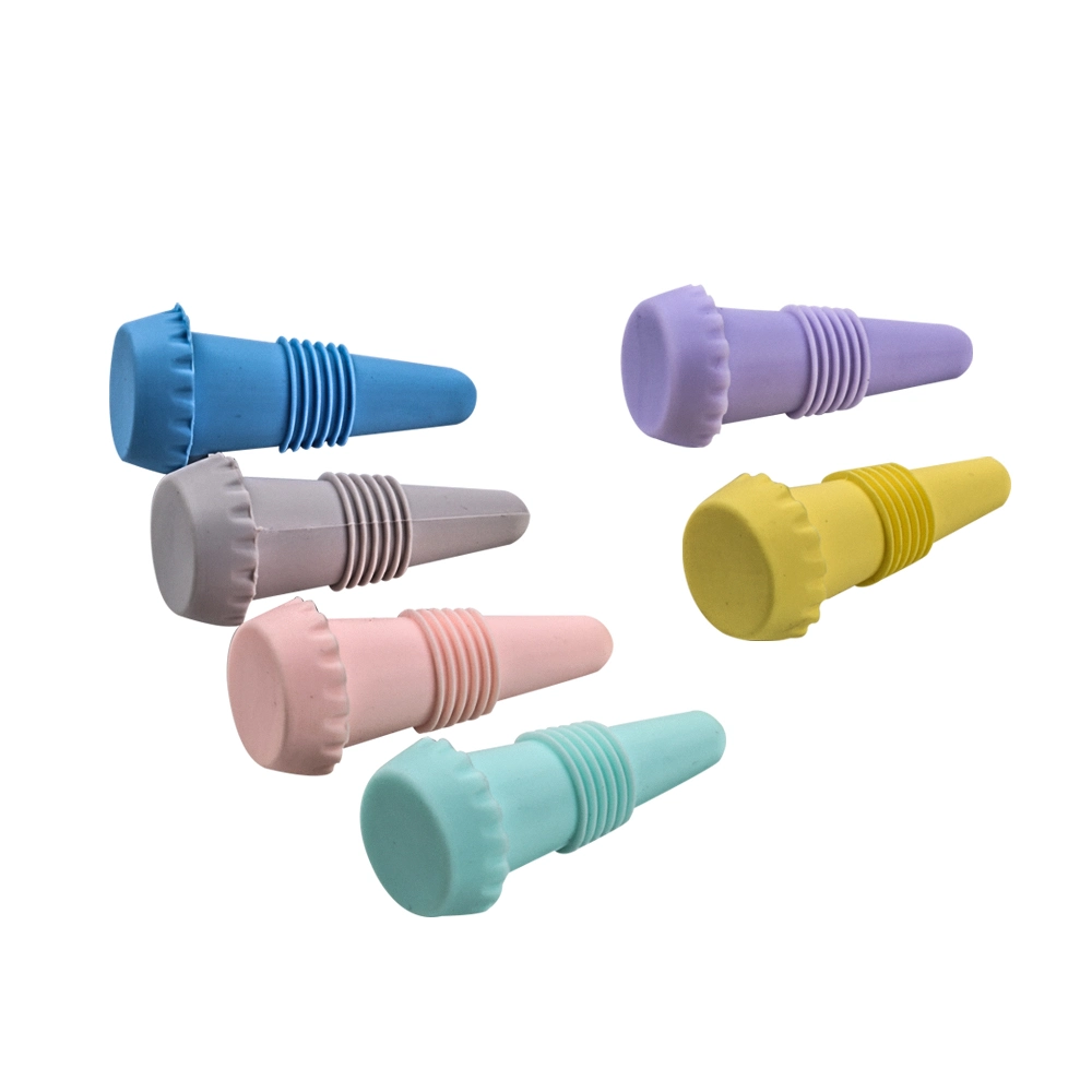 Silicone Vacuum Bottle Stoper Liquor Outlet Wine Stop Bottle Bar Tools High quality/High cost performance Kitchen Accessories