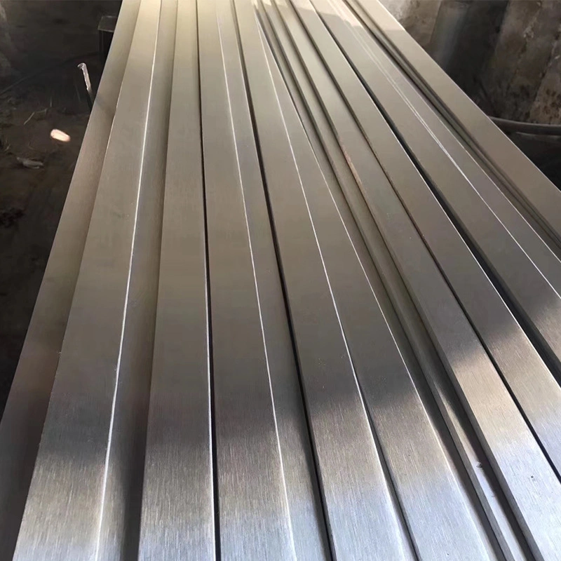 Factory Direct Supply 347H Stainless Steel Flat Steel Acid White Solid Solution Annealing Tensile Strength Bright Flat Steel