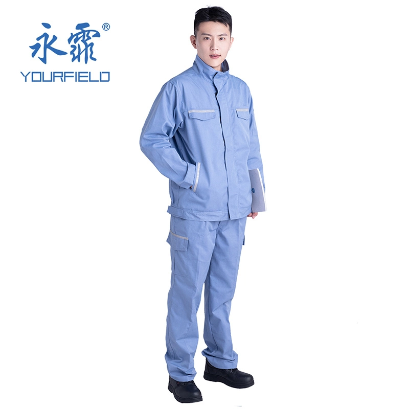 8.5cal China Dark Blue Arc Resistant Jacket Protective Clothing