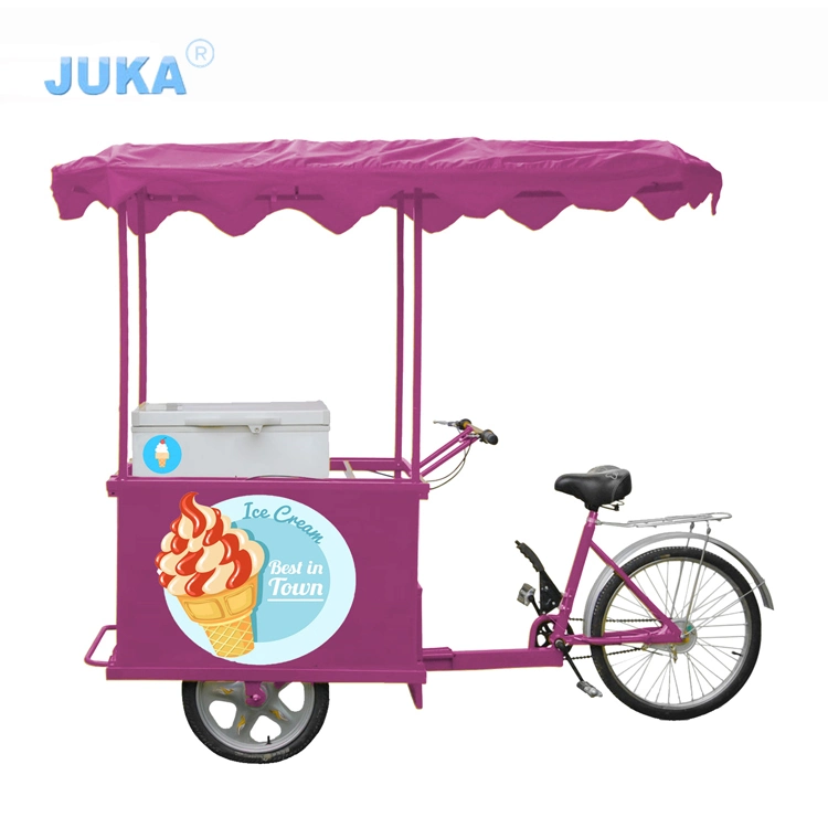 High quality/High cost performance  Proper Price Ice Cream Bicycle with 158 Liters Freezer Outdoor Electric Tricycles