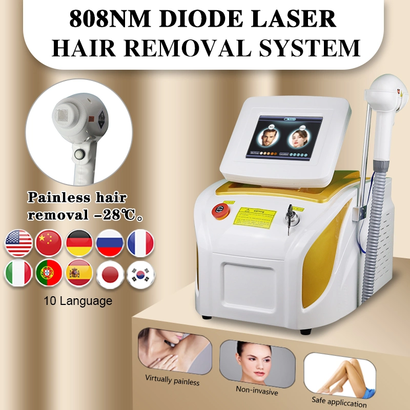 Hochwertige schmerzlose 808nm 755nm 1064nm Diode Haarentfernung Laser Beauty-Ausrüstung Für Maschinen