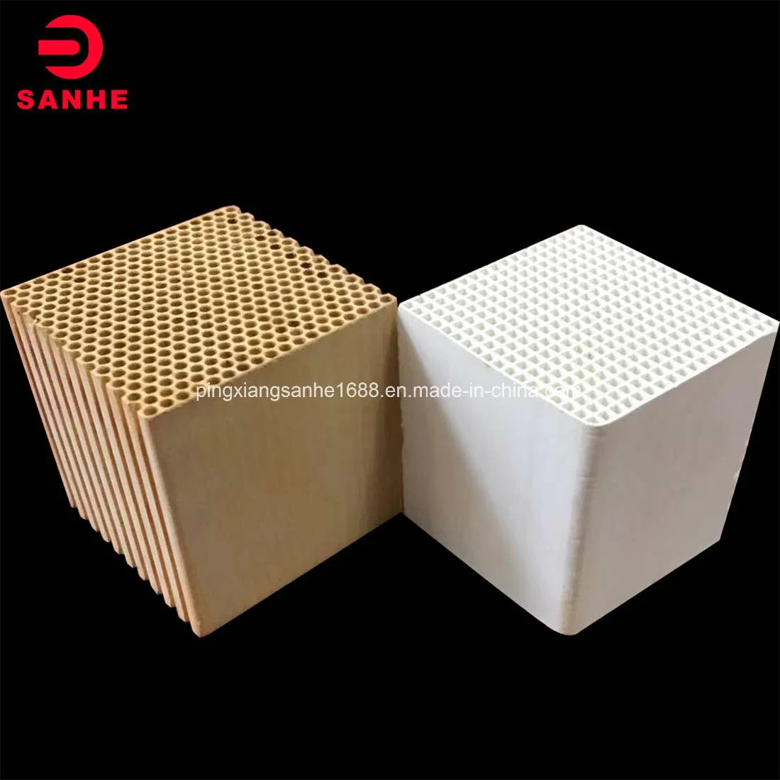 Honeycomb Ceramic Substrate Catalyst Support for Hatc/ Thermal Storage Ceramic