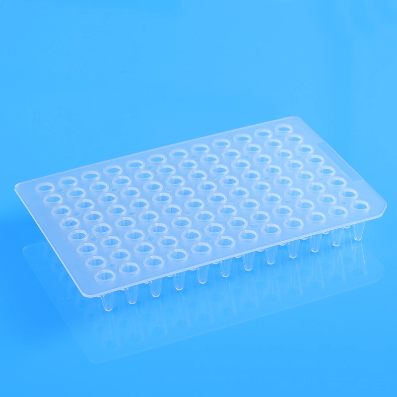 CE Marked Lab Plastic 96 Deep Well Microplate PCR Sealing Film Full Skirt Plate Film